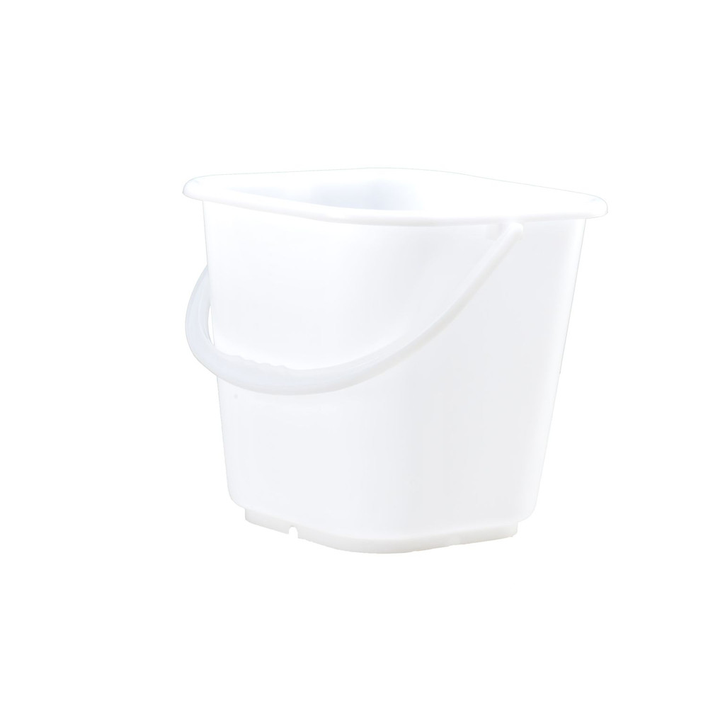 hünersdorff Ind.-Eim. 14l eckig 292x292xH292mm natur HDPE Tr.bgl, schw.b. Sk. Produktbild img1 L