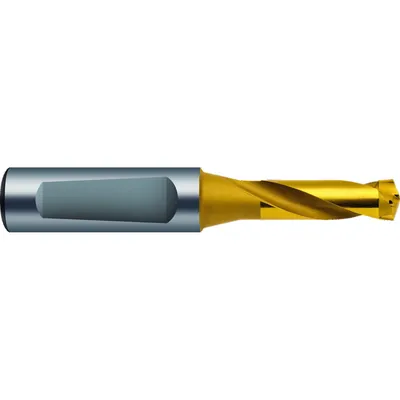Produktbild von GÜHRING® - Ratiobohrer 1171 DIN 6538K RT 80 U HM bestückt TiN IK RH 140° 12,5mm