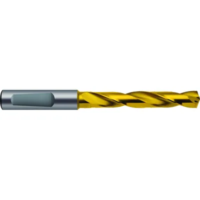 Produktbild von GÜHRING® - Ratiobohrer 1183 DIN 6537L RT 100 U VHM TiN IK RH 140° 7,7mm