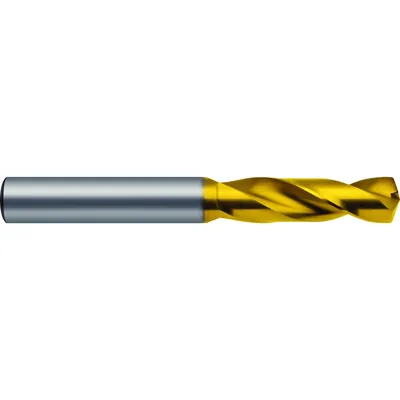 Produktbild von GÜHRING® - Ratiobohrer 1242 DIN 6539 RT 100 U VHM TiN RH 140° 10mm