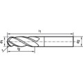 Produktbild von GÜHRING® - Radiusfräser lang WN VHM FIRE Schaft HA Z4 12mm