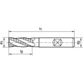 Produktbild von GÜHRING® - Schruppfräser kurz DIN 844 HSSE-PM FIRE Typ NRf 12mm