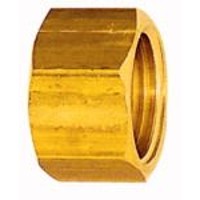 Produktbild von RIEGLER® - Sechskant Überwurmutter Messing G3/8"LH für Tülle LW4/LW6/LW9 Länge 