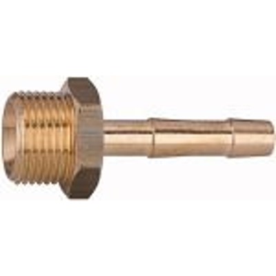 Produktbild von RIEGLER® - Einschraubtülle gerade Messing G1/4" LW4 Länge 48,5mm Gewindelänge 1