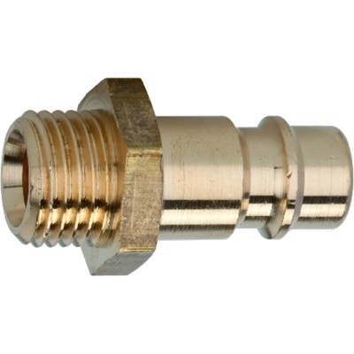 Produktbild von RIEGLER® - Nippel für Kupplungen NW 7,2 - NW 7,8, Messing blank, G 3/8" A