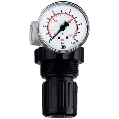 Produktbild von RIEGLER® - Druckbegrenzungsventil, inkl. Manometer, G 1/4", 0,1 - 2,0 bar
