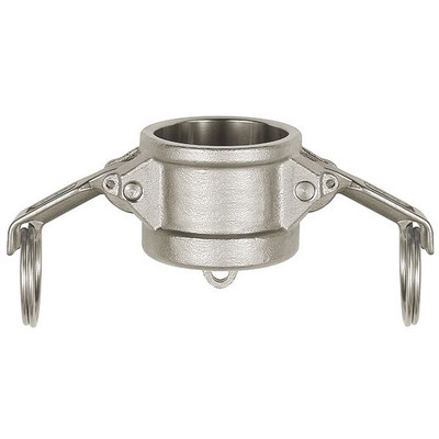 Produktbild von RIEGLER - Kamlok-Verschlusskappe, Typ DC, Edelstahl 1.4401, für Stecker-Ø 46mm