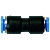 Produktbild von RIEGLER® - Steck-Reduzierstück KS/MS vernickelt Blaue Serie Schlauch 12/10mm Lä