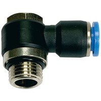 Produktbild von RIEGLER® - Steck-L-Einschraubverschraubung dreh KS/MS BlaueSerie G1/8 Schlauch 