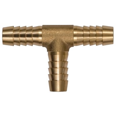 Produktbild von RIEGLER® - T-Schlauchverbindungsstutzen, für Schlauch LW 9mm, Messing