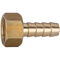 Produktbild von RIEGLER - Aufschraubtülle gerade Messing G1/8" LW9 Länge 34mm Gewindelänge 11mm