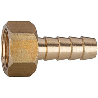 Produktbild von RIEGLER® - Aufschraubschlauchtülle, Messing, G1/4", für Schlauch LW 10mm, SW 15