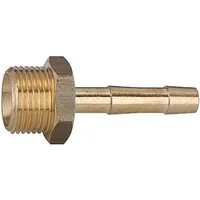 Produktbild von RIEGLER - Einschraubtülle gerade Messing G1/8" LW8 Länge 36mm Gewindelänge 7mm 