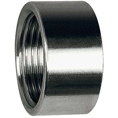 Produktbild von RIEGLER - Muffe, rund, kurze Ausführung, G 1/4", Edelstahl 1.4408