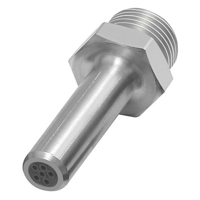 Produktbild von RIEGLER® - Lärmarme Runddüse, G 3/8" A, Aluminium, Düsen-Außen-ø 10mm