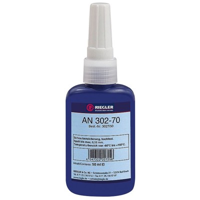 Produktbild von RIEGLER® - Lock AN 302-70, anaerober Klebstoff, hochfest, 50 ml