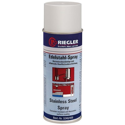 Produktbild von RIEGLER® - Edelstahl-Spray, Temperatur max. 300 °C, 400 ml