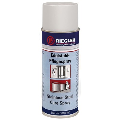 Produktbild von RIEGLER® - Edelstahl-Pflegespray, Temperatur -17°C bis 120°C, 400 ml