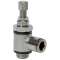 Produktbild von RIEGLER® - Drosselrückschlagventil, Zuluftdrossel Steckverbindung G 1/8", Schla