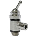 Produktbild von RIEGLER® - 3/2-Wege-Kipphebelventil, G 1/8" A, Steckverbindung Schlauch 6