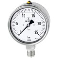 Produktbild von RIEGLER® - Glyzerinmanometer, Edelstahl, Sicherh., G 1/4" unten, 0-10,0 bar, Ø 