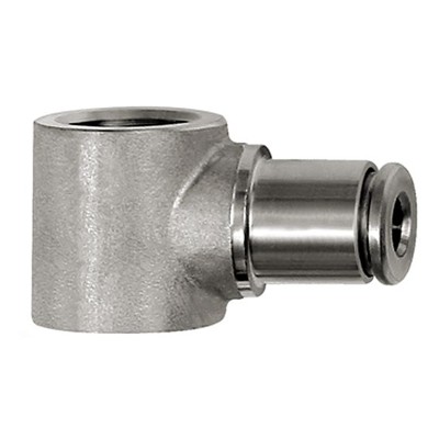 Produktbild von RIEGLER® - L-Ringstück, G 1/4", für Schlauch-Außen-Ø 8mm, Edelstahl 1.4404