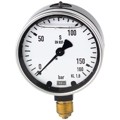 Produktbild von RIEGLER® - Glyzerinmanometer, Metallgehäuse, G 1/4" unten, -1/+15,0 bar, Ø 63