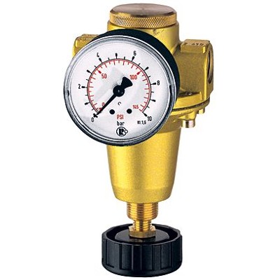 Produktbild von RIEGLER® - Konstant-Druckregler inkl. Manometer, BG 1, G 3/8", 0,5 - 10 bar