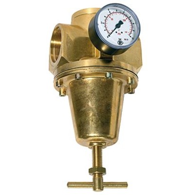 Produktbild von RIEGLER® - Konstant-Druckregler inkl. Manometer, BG 4, G 1.1/4", 0,5 - 10 bar