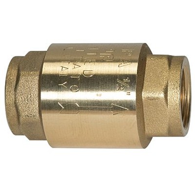 Produktbild von RIEGLER® - Rückschlagventil, voller Durchgang, Messing, G 1.1/2", 0,01 - 0,03 b