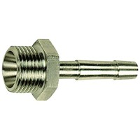 Produktbild von RIEGLER® - Einschraubtülle Messing vernickelt G1/4" LW13 Länge 42mm Gewinde 9mm