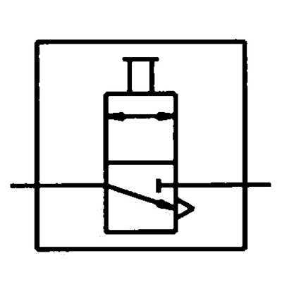 Produktbild von RIEGLER® - Hand-Schiebeventil, G 1/4" A, SW 17, PN max. 10 bar