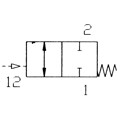 Produktbild von RIEGLER® - Stoppventil pneumatisch betätigt, G 1/4", G 1/4" I, G 1/8" I