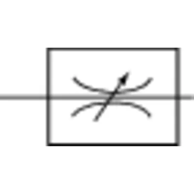 Produktbild von RIEGLER - Drosselventil, Schlitzschraube, beidseitige Drosselung (B), G 1/4" I,