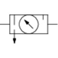 Produktbild von RIEGLER® - Wartungseinheit 3-teilig »FUTURA«, PC-Behälter, BG 4, G 3/4", 0,5 - 