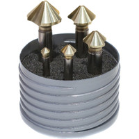 Produktbild von BECK - Kegelsenker-Set ungleich geteilt 90° 6,30-25,00mm