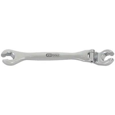 Produktbild von KSTOOLS® - CHROMEplus Offener Doppel-Ringschlüssel mit Gelenk, 11mm