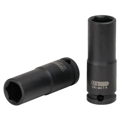 Produktbild von KSTOOLS® - 3/8" Sechskant-Kraft-Stecknuss, lang, 19mm