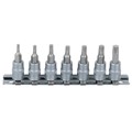 Produktbild von KSTOOLS® - 1/4" Bit-Stecknuss-Satz Torx, 7-teilig, T10-T40