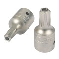 Produktbild von KSTOOLS® - 1/4" Bit-Stecknuss, Fünfstern mit Stirnlochbohrung, TS27