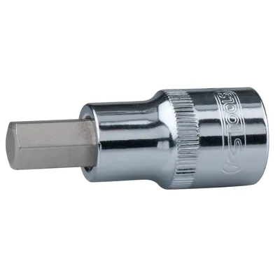 Produktbild von KSTOOLS® - 1/2" CHROMEplus Bit-Stecknuss Innensechskant, kurz, 14mm