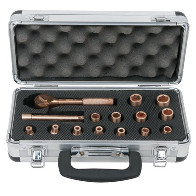 Produktbild von KSTOOLS® - BERYLLIUMplus Steckschlüssel-Satz 1/4" 15-teilig