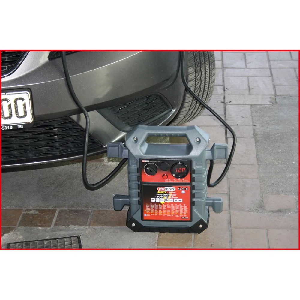 KSTOOLS 12 V + 24 V Batterie-Booster, mobiles Starthilfegerät 1400 A Produktbild img7 L