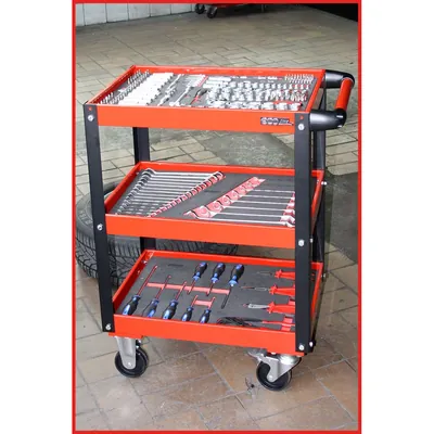 Produktbild von KSTOOLS® - ECOline Werkstatt-Servicewagen, H850xB680xT425mm