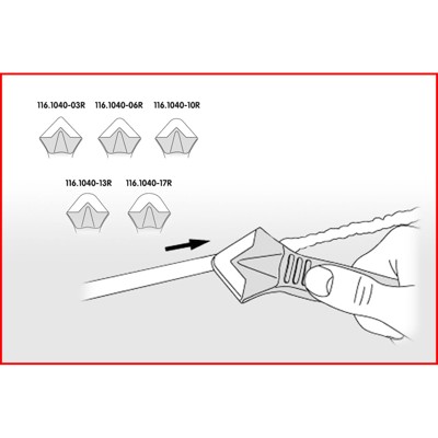 Produktbild von KSTOOLS® - FUGENFIX Silikonschaber- und Abziehersatz, 7-teilig