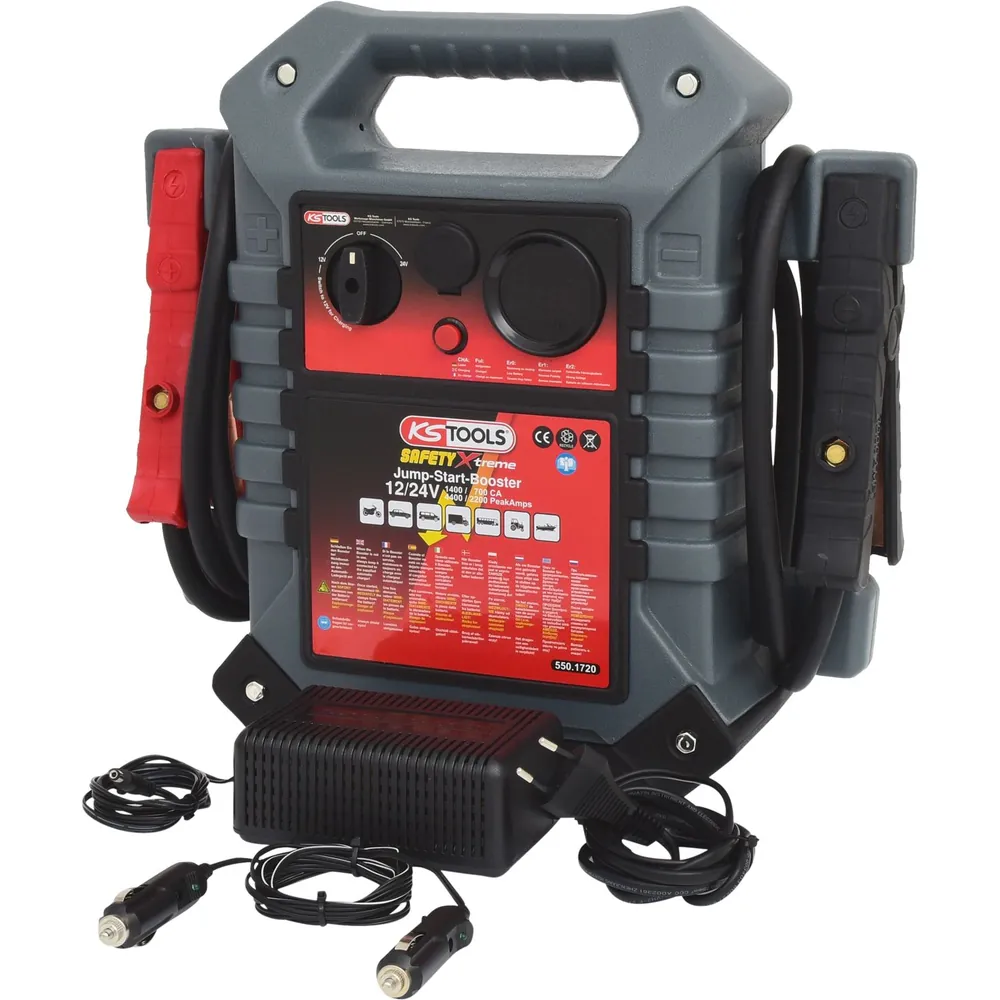 KSTOOLS 12 V + 24 V Batterie-Booster, mobiles Starthilfegerät 1400 A Produktbild img3 L