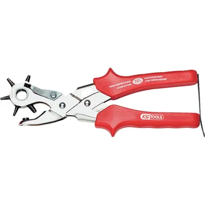 Produktbild von KSTOOLS® - Revolverlochzange, hebelübersetzt, 250mm