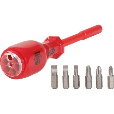 Produktbild von KSTOOLS® - 1/4" Bit-Schraubendreher mit Schutzisolierung und Magazin