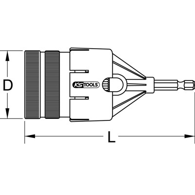 Produktbild von KSTOOLS® - Adapter für Rohr-Entgrater, 50mm