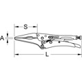 Produktbild von KSTOOLS® - Langbacken-Gripzange mit Easy-Release,45mm,L=170mm
